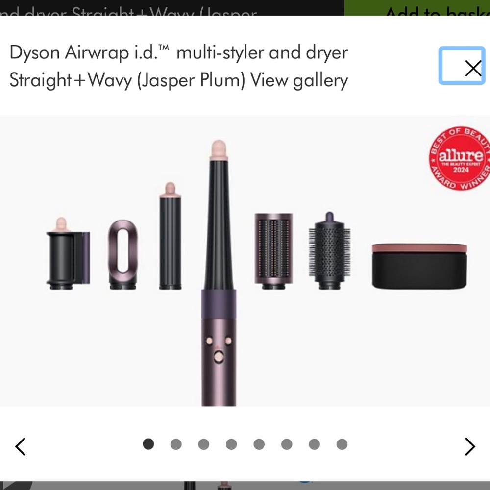Brand New Dyson Multi-Styler in Plum and Black